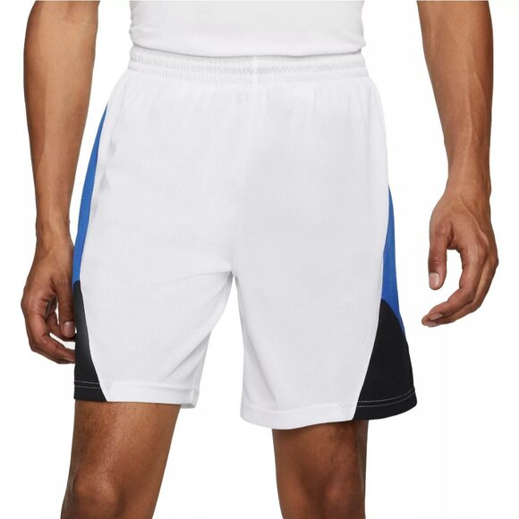 Nike Dri-FIT Rival 9' Basketball Shorts CV1923-100 White Men's Size Medium - Picture 1 of 6